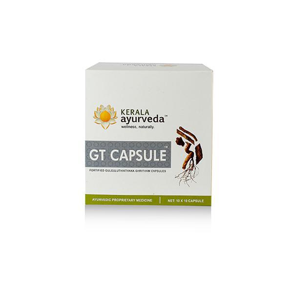 Kerala Ayurveda GT Capsules (Pack of 10 x 10's) - Speciality Medicines