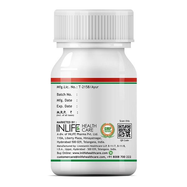 Inlife Safed Musli Extract 500 mg Vegetarian Capsule 60's - Sexual Care