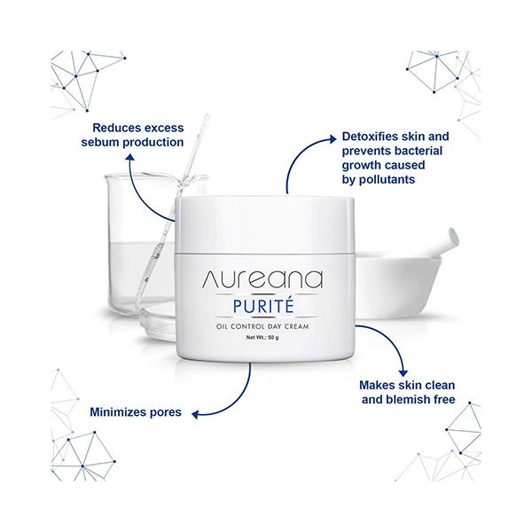 Aureana Purite Oil Control Day Cream 50 gm - Day Cream