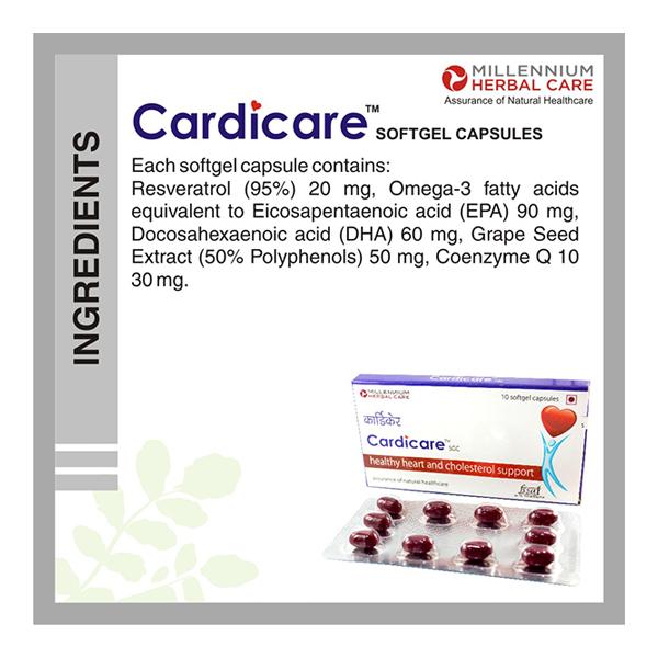Cardicare SGC Capsules (Pack of 3 x 10's) - Multi-Vitamins