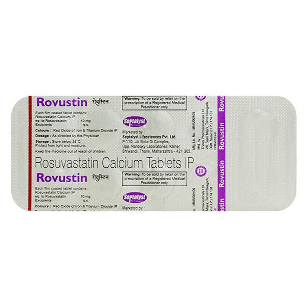 ROVUSTIN 10mg Tablet 10's - High Cholesterol-Dys