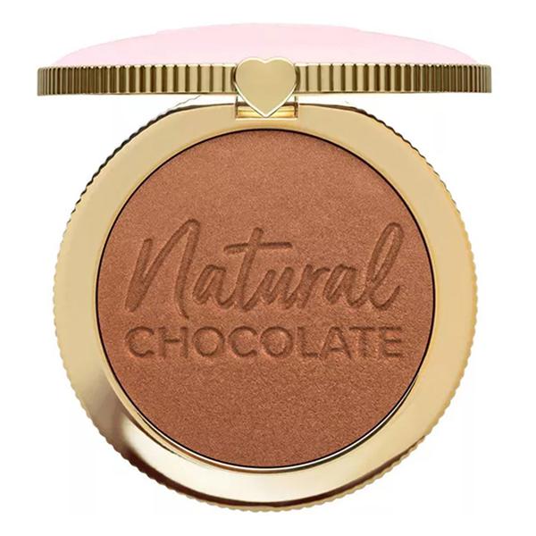 Too Faced Chocolate Soleil Natural Chocolate Glow Bronzer 97% Naturally Derived Ingredients Caramel Cocoa 9gm - Bronzers