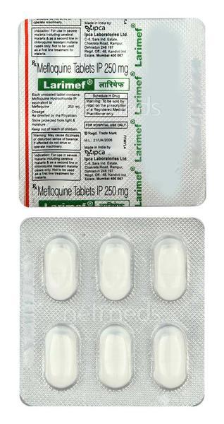 Larimef 250mg Tablet 6'S - Malarial
