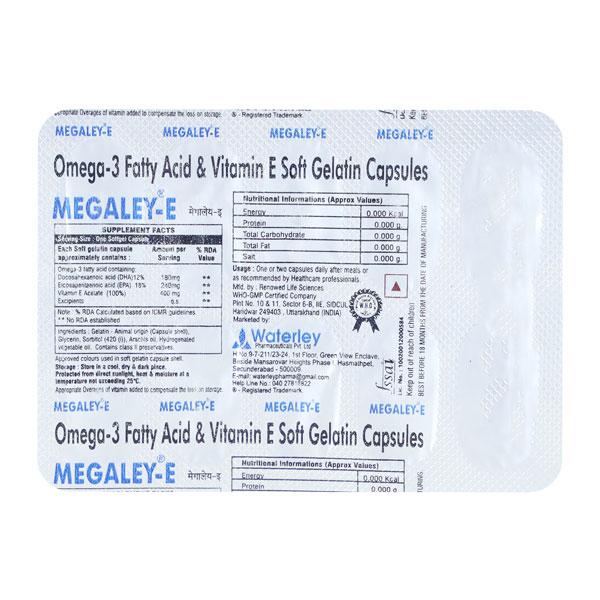 MEGALEY E Softgel Capsule 10's - Supplements-Vam