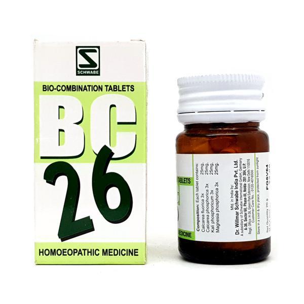 Netmeds | Dr.Willmar Schwabe BC 26 Tablet 20 gm