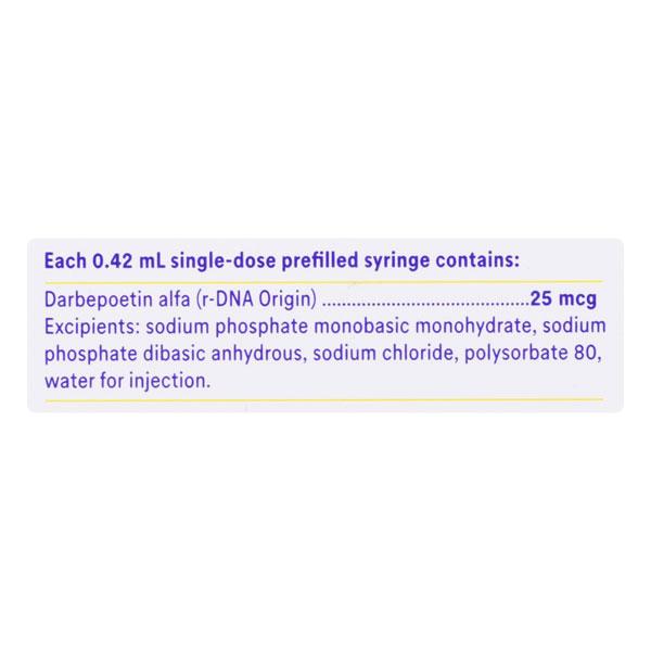 Cresp 25Mcg Injection(Pfs) 0.42ml - Haematopoiesis-Hae