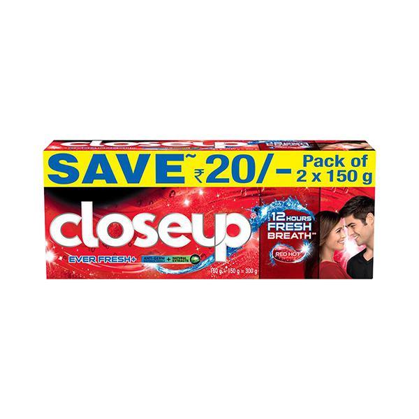 Netmeds | Close Up Red Hot Toothpaste (150 + 150 gm)