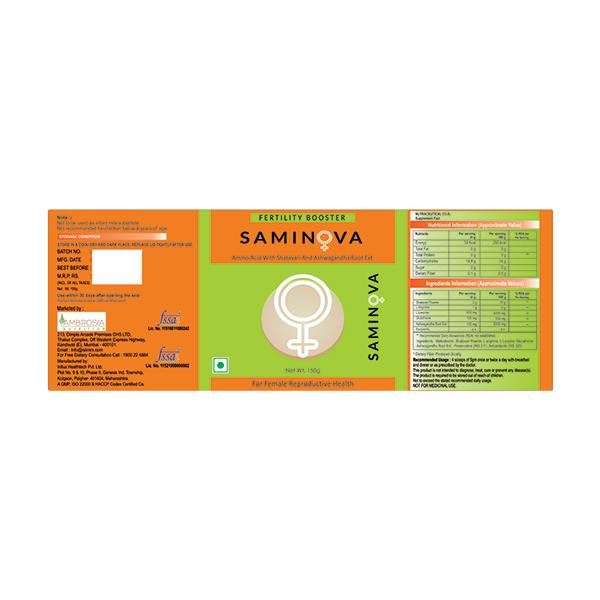 Saminova Fertitility Booster Powder 150 gm - Sexual Care