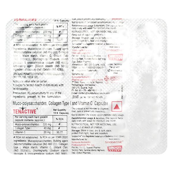 Tenactive Capsule 10'S - Supplements-Vam