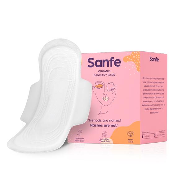 Sanfe Organic Sanitary Pads - Day Pads 24's - Sanitary Napkins
