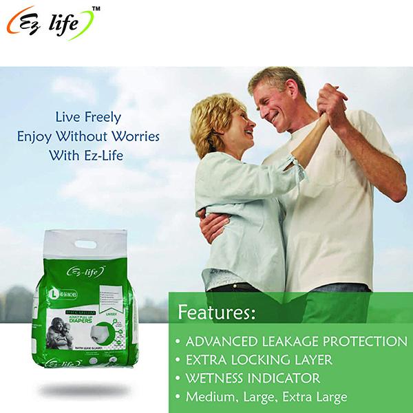 Ez-life Premium Adult Pull Up Diapers (L) (Pack of 2 x 10's) - Adult Diapers & Pads