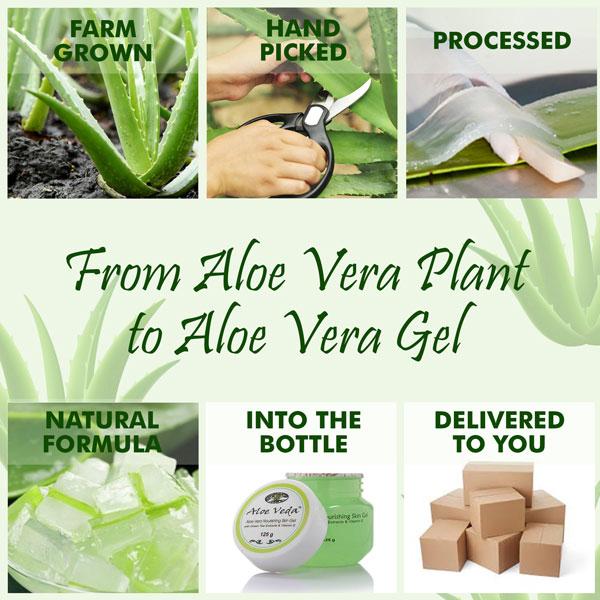Aloe Veda Aloe Vera Nourishing Skin Gel 125 gm - Lotions & Creams