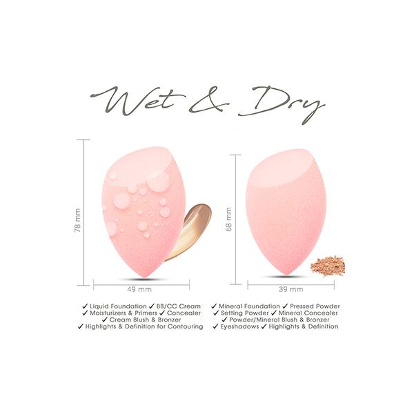 Allure Makeup Blender Sponge - Peach 1's - Sponges & Applicators
