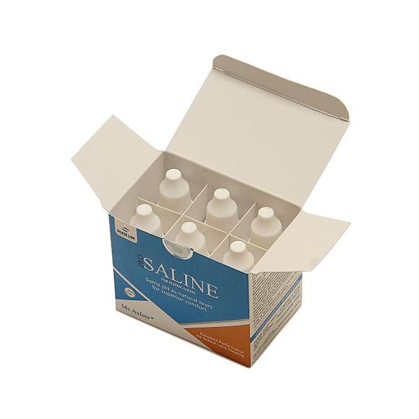 Silver Line Pro Saline Lens Solution (Pack of 6 x 15 ml) - Eyecare Lenses