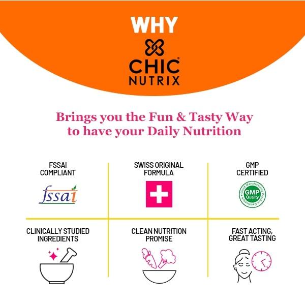 Chicnutrix Super C - Amla Extract and Zinc with Natural Vitamin C Effervescent Tablet - Orange Flavour 20's - Vitamin C