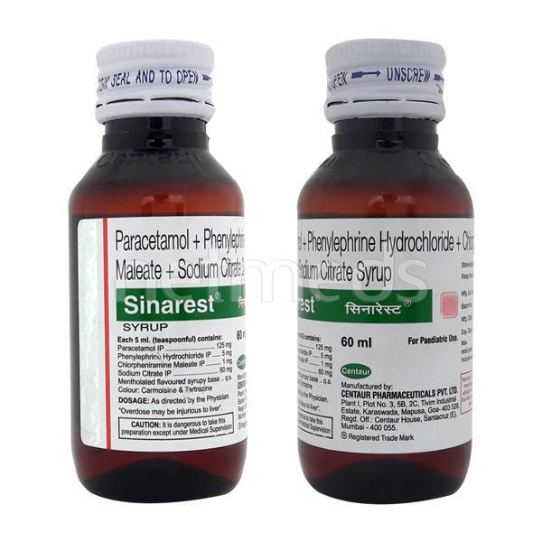 Sinarest Syrup 60ml - Cough And Cold-Cou