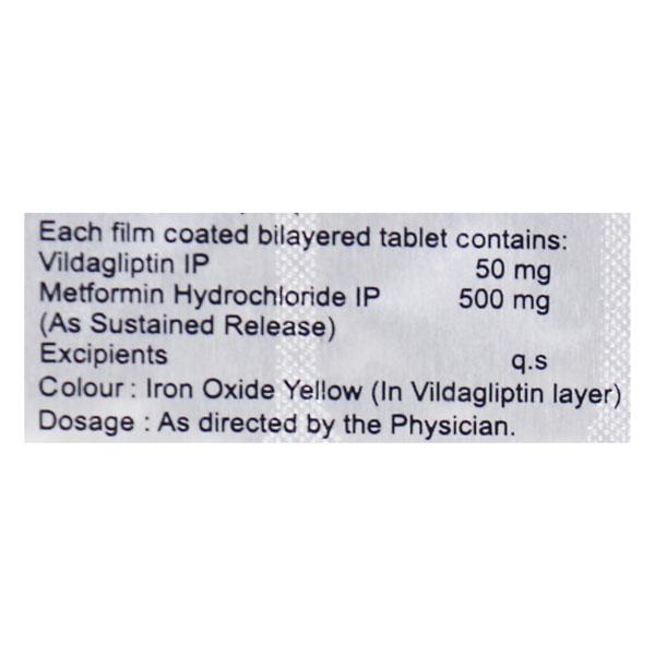 VILDANEX M SR Tablet 15's - Diabetes-Ant