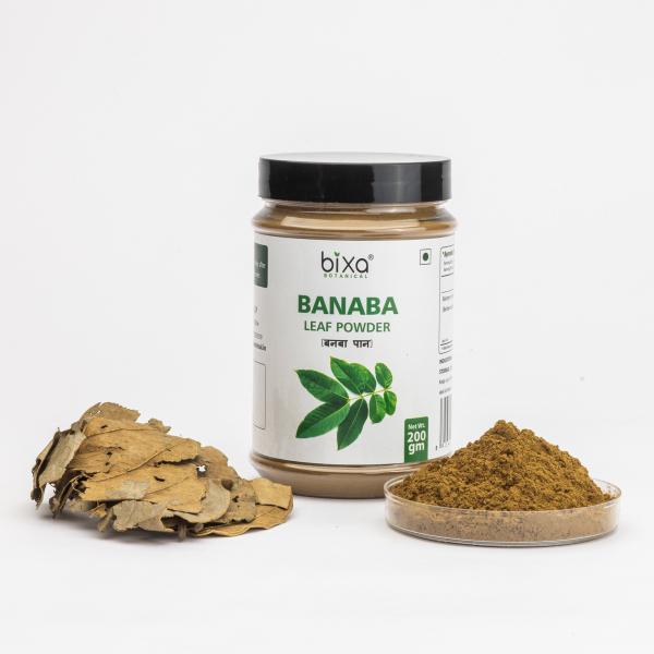 Bixa Botanical Banaba Leaf Powder 200 gm - Diabetes Care (Ayush)