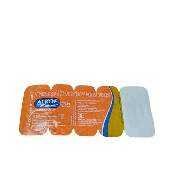ALKOF ORANGE FLAVOUR COUGH Lozenges 10's