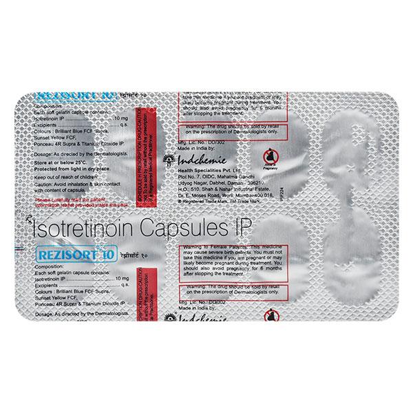REZISORT 10mg Capsule 10's - Acne-Acn