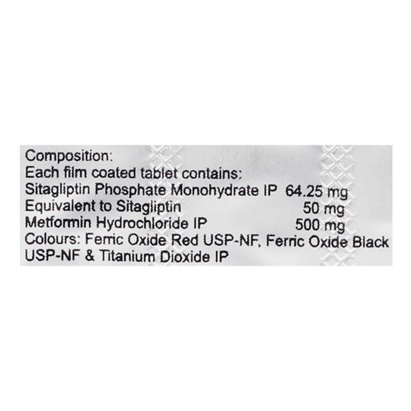 SITEOS MET 50/500 Tablet 10's - Diabetes-Ant