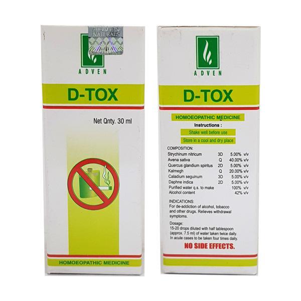 Adven D-Tox Drops 30 ml - Homeopathic Drops