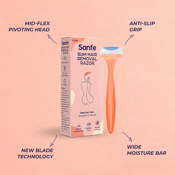 Sanfe Bum Hair Removal Razor 1's - Shaving & Hair Removal