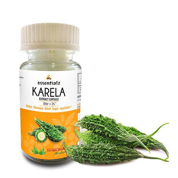 Netmeds | 20 Microns Herbal Karela Extract Capsules 60's