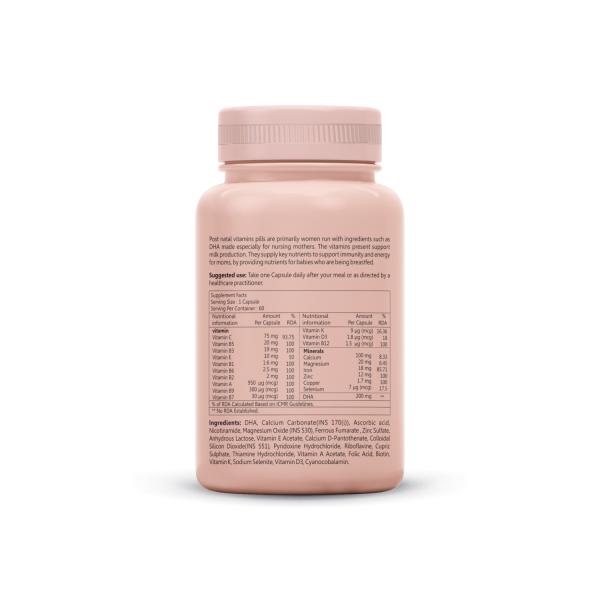 Sheneed Postnatal Vitamin Capsule - Pack of 2 x 60's - Multi-Vitamins