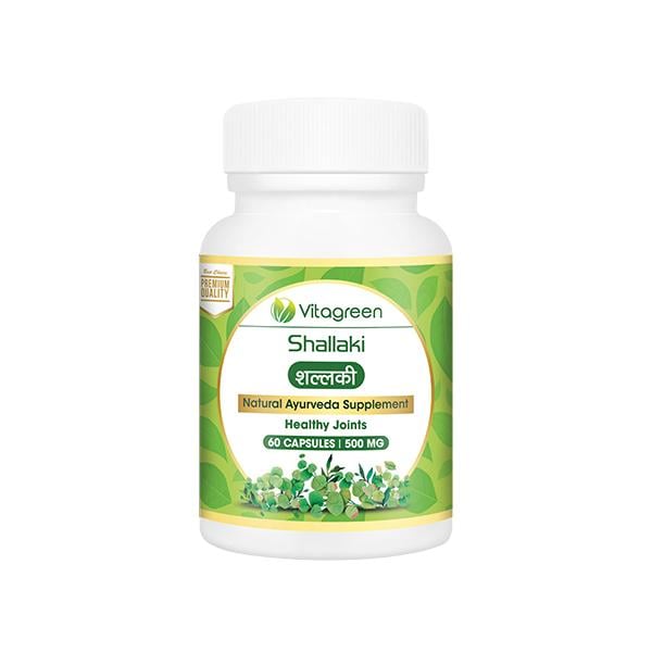 VitaGreen Shallaki Capsules 60's - Herbal Dietary Supplement