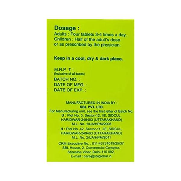 SBL Bio-Combination 26 Tablet 450 gm - Bio-Combination