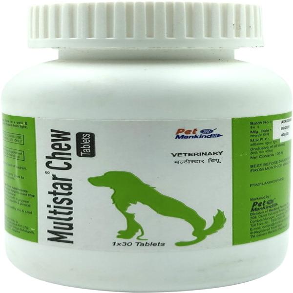 Netmeds | Pet Mankind Multistar Chew Tablet 30's