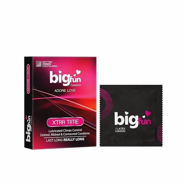 Netmeds | Bigfun Condoms - Xtra Time 3's