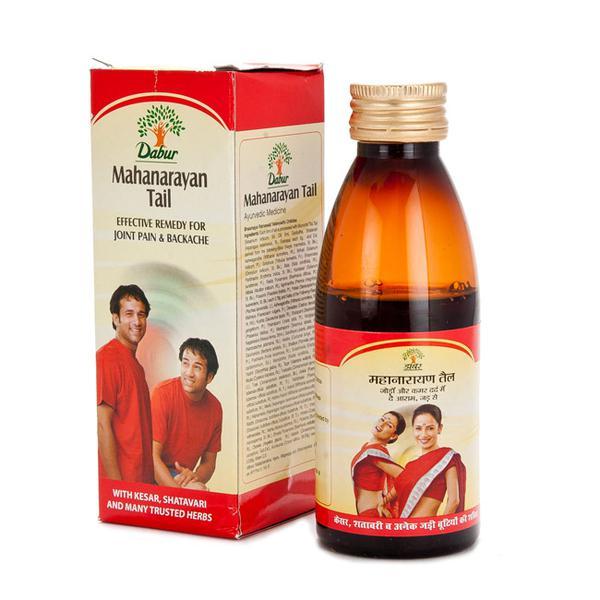 Dabur Mahanarayan Tail 100 ml with Free Dabur Kabz Over Granules 120 gm