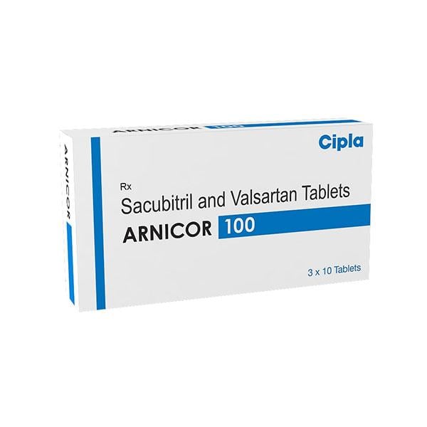 ARNICOR 100 Tablet 10's - Heart Failure-Ant