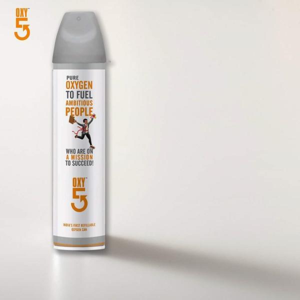 Oxy5 Refillable Portable Oxygen Can 5 Litre - Oxygen Cylinder