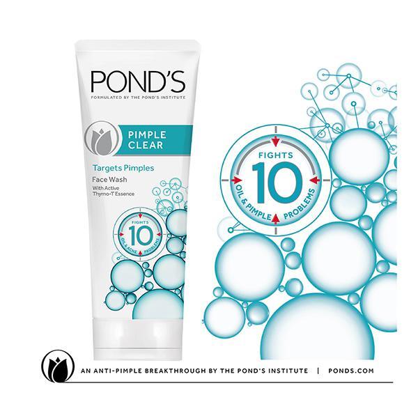POND'S Targets Pimple Face Wash - Pimple Clear 100 gm - Face Wash & Cleansers