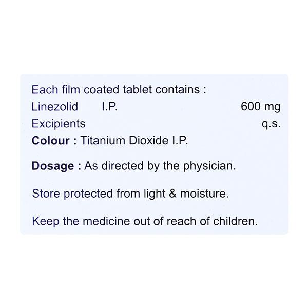 LINAZ 600 Tablet 10's - Bacterial Infections-OAB