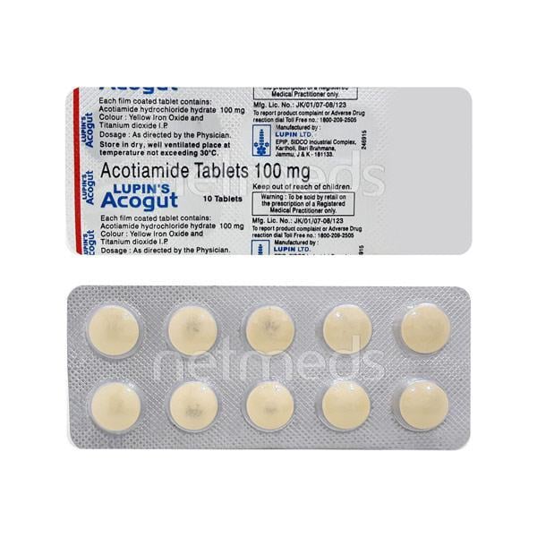 Acogut 100mg Tablet 10'S - Ulcerative Colitis/Bowel Inflammatory Disease-GIT