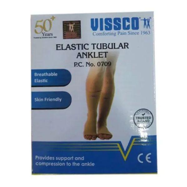 Vissco Elastic Tubular Anklet - M 1's - Supports And Braces