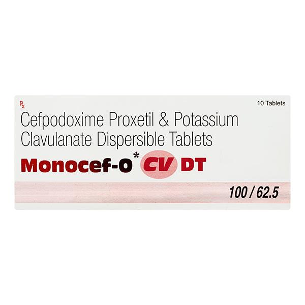 Monocef O CV DT 100mg Tablet 6'S - Bacterial Infections-Cep