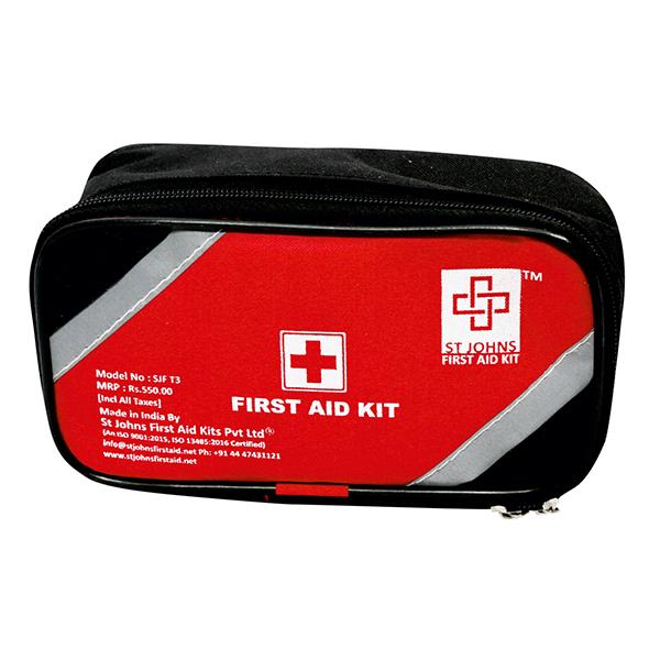 St.Johns Travel Safety Kit In Nylon Pouch - Medium (SJF T3) - Kits