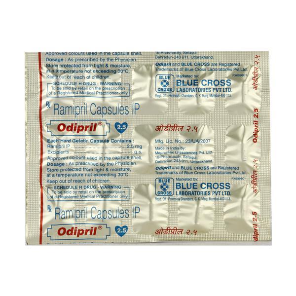 Odipril 2.5mg Capsule 15'S - Hypertension-ACE