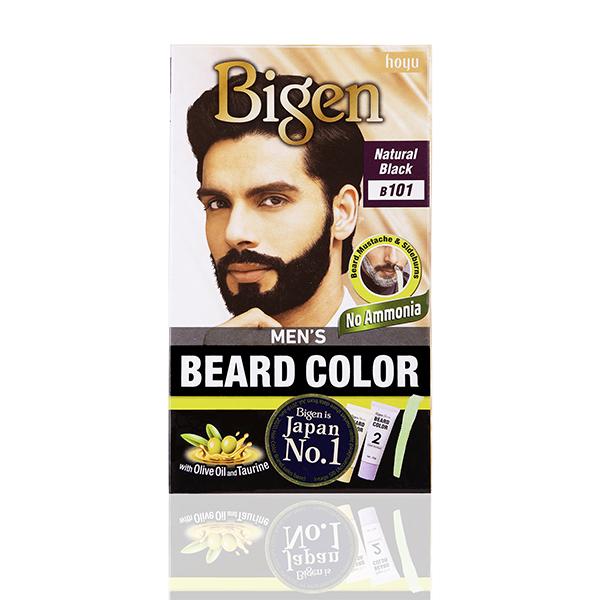 Netmeds | Bigen Men's Beard Color No Ammonia - Natural Black B101 40gm