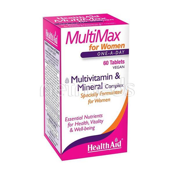 HealthAid Multimax for Women Tablet 60's - Multi-Vitamins