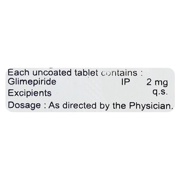 Zyvana 2mg Tablet 10'S - Diabetes-Ant