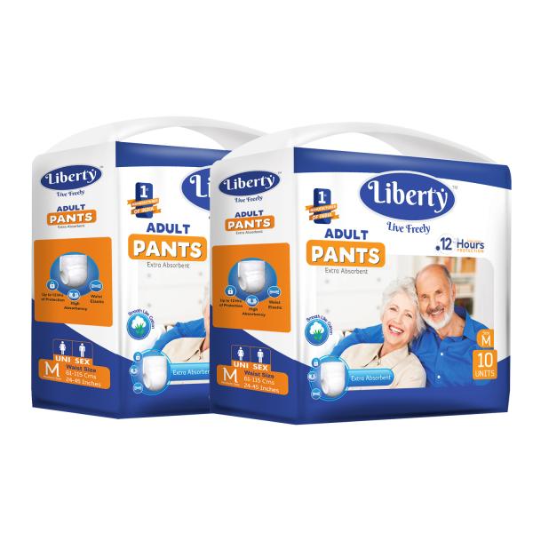 Liberty Premium Adult Diaper Pants (M) (Pack of 2 x 10's) - Adult Diapers & Pads