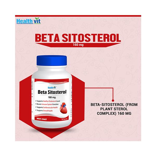 Healthvit Beta-Sitosterol 160 mg Capsule 60's - Vital Health