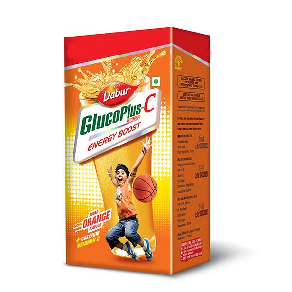 Netmeds | Dabur GlucoPlus-C Energy Boost - Orange 200 gm