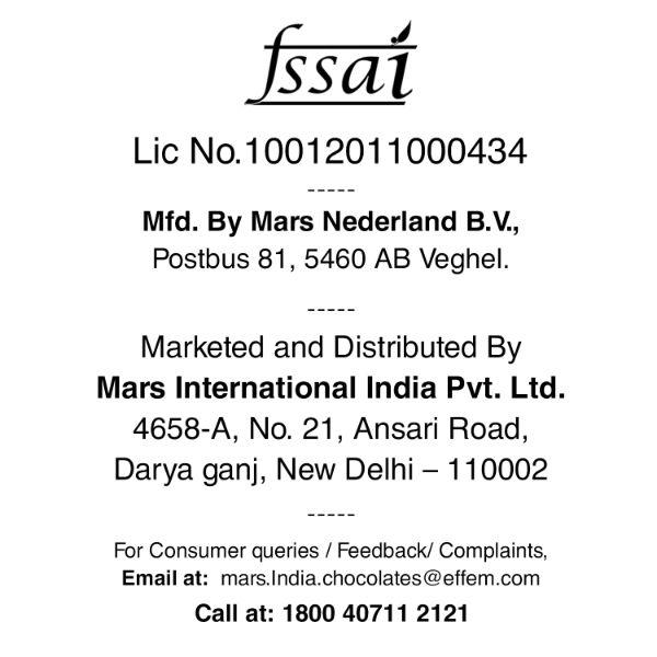 Mars Chocolate Bar - Caramel 51 gm - Nutritional Bars